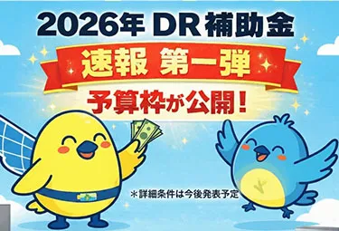 2026年DR補助金 予算枠が公開