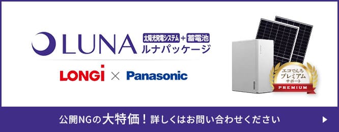 ルナパッケージpanasonic