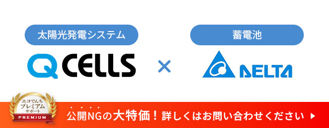 QCELLS　Q.PEAK DUOシリーズ×デルタ電子（SAVeR-H）の価格・性能・お見積り