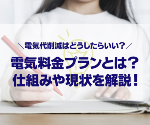 電気料金プランとは？仕組みや現状を解説！電気代削減はどうしたらいい？